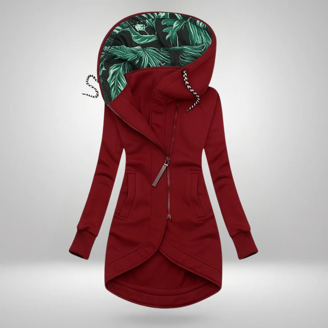 GWENDOLYN™ | LONG HOODED QUILTED COAT