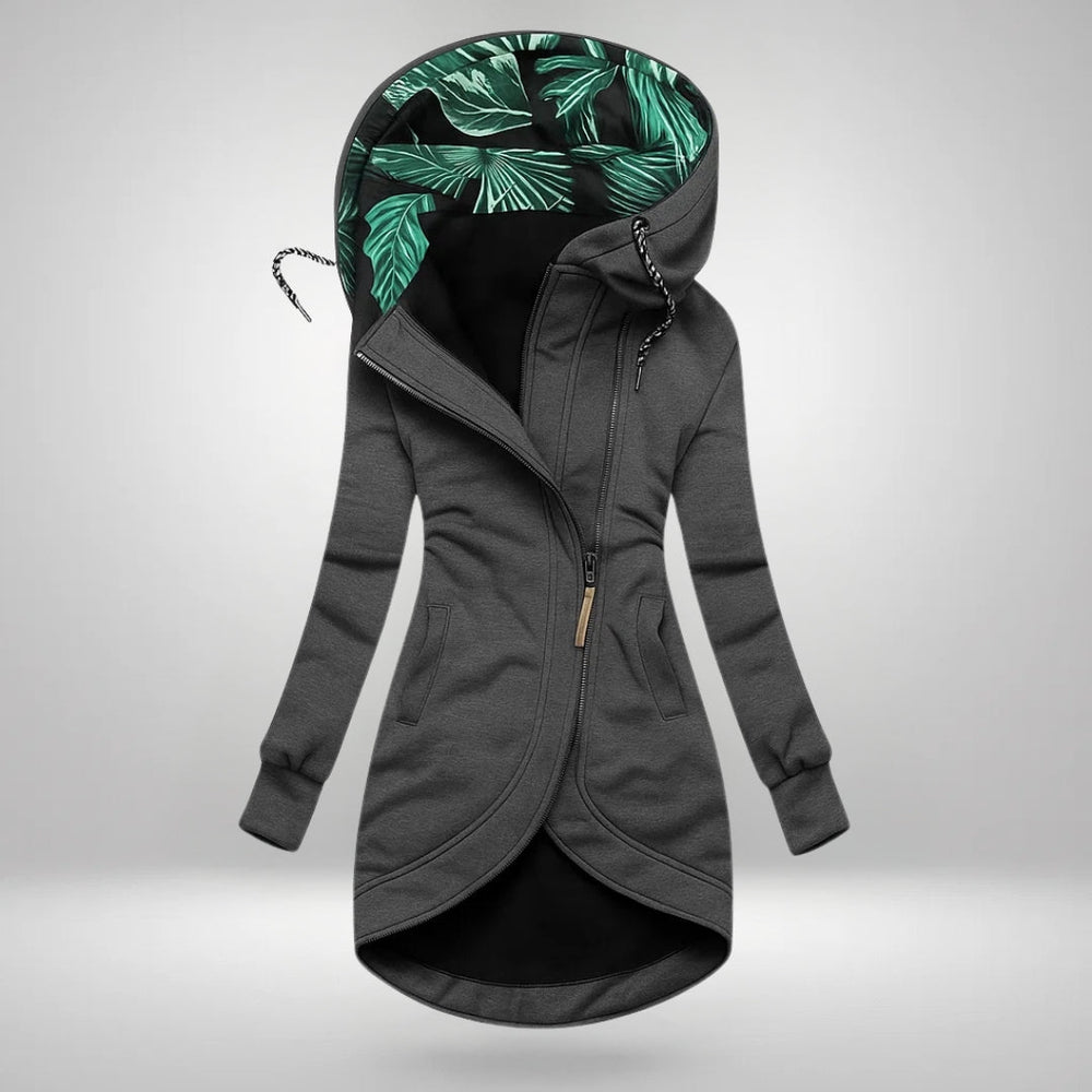 GWENDOLYN™ | LONG HOODED QUILTED COAT