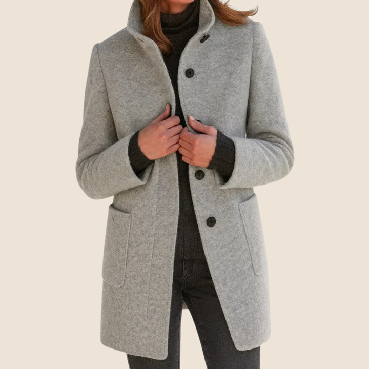 HENRIETTE™ | WOOL-BLEND MIDI COAT