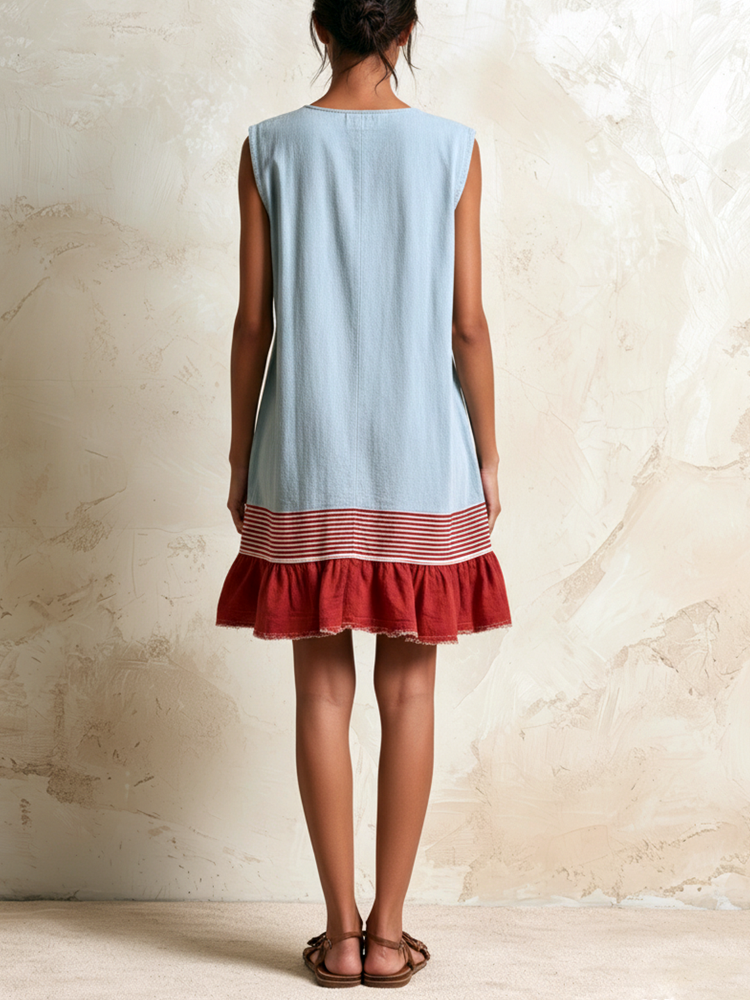 KALLISTA | RELAXED STRIPED TUNIC DRESS