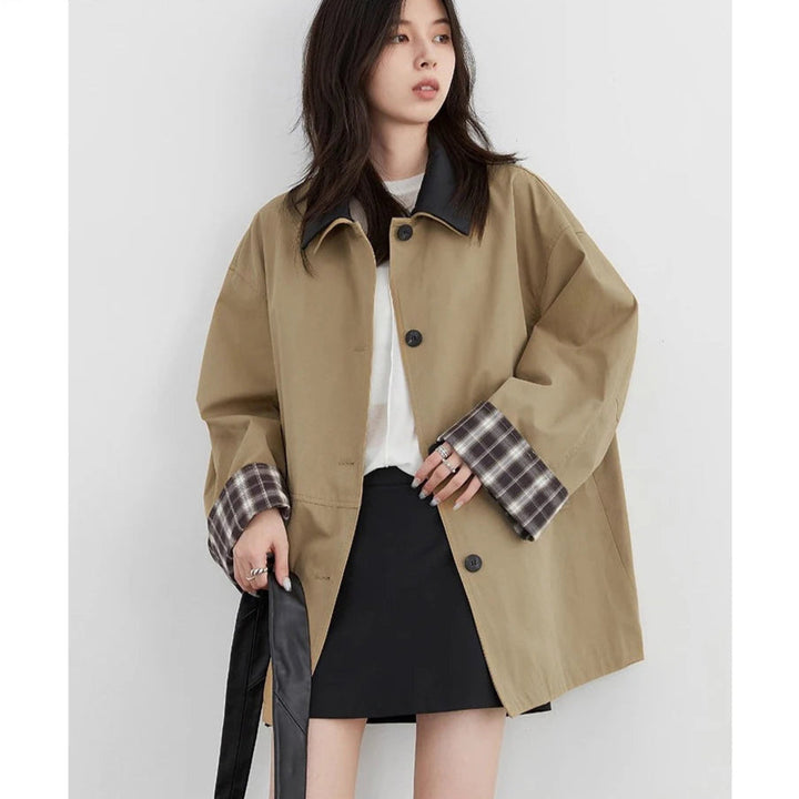 KALLISTO™ | CONTRAST TRIM BUTTON-UP JACKET