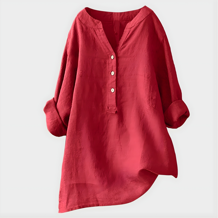 LAYLA™ | ELEGANT V-NECK BLOUSE
