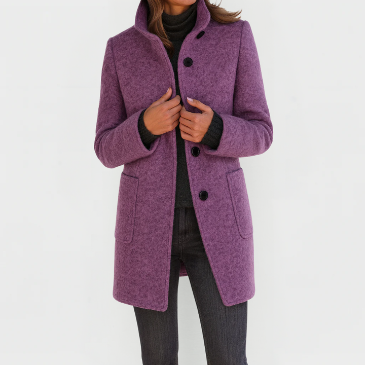 HENRIETTE™ | WOOL-BLEND MIDI COAT