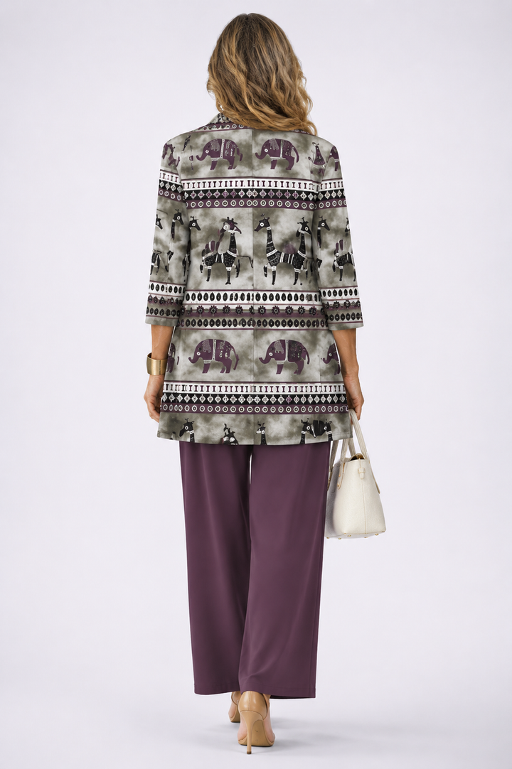 ODESSA | Elegant 3-Piece Set with Longline Cardigan