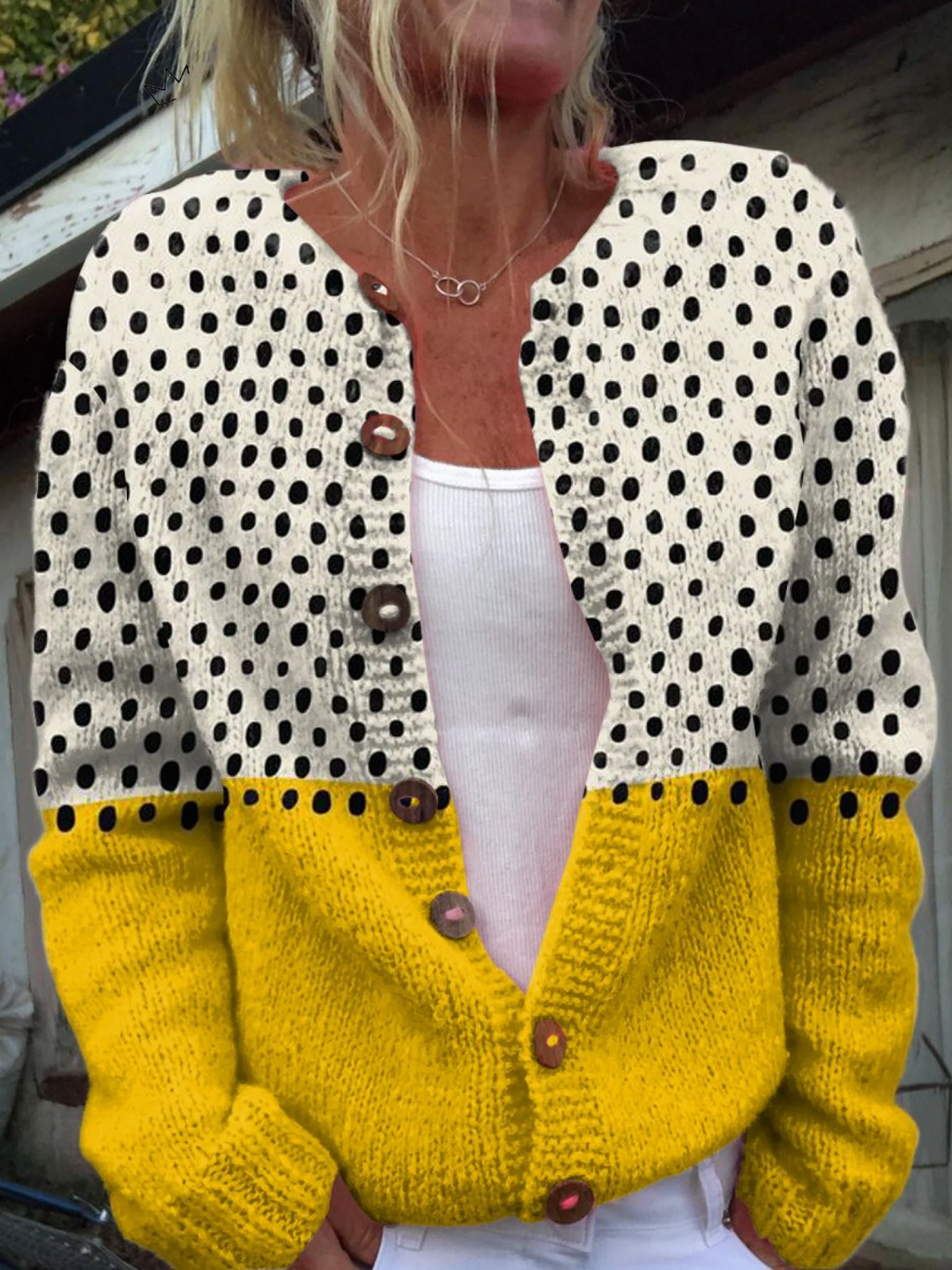NEREIDA™ | VINTAGE FLORAL KNIT CARDIGAN