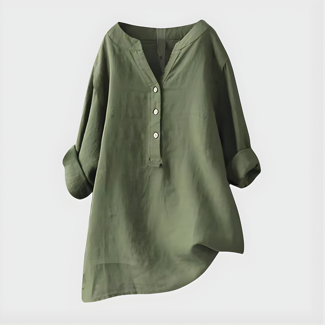 LAYLA™ | ELEGANT V-NECK BLOUSE
