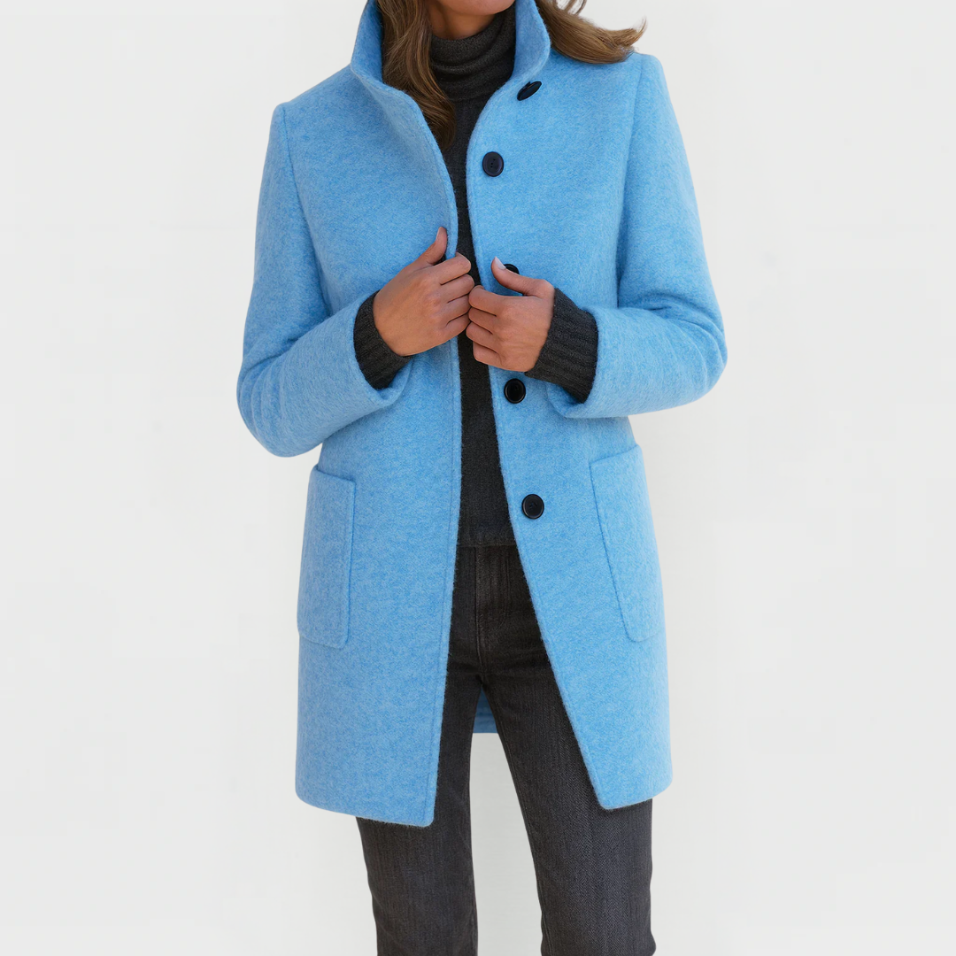 HENRIETTE™ | WOOL-BLEND MIDI COAT