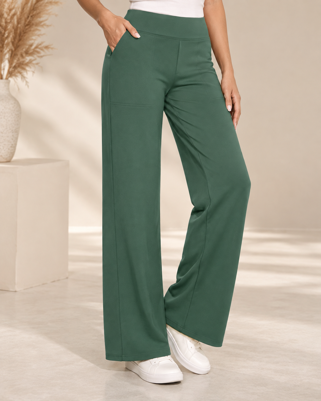 HARRIET™ | WIDE-LEG STRETCH PULL-ON PANTS