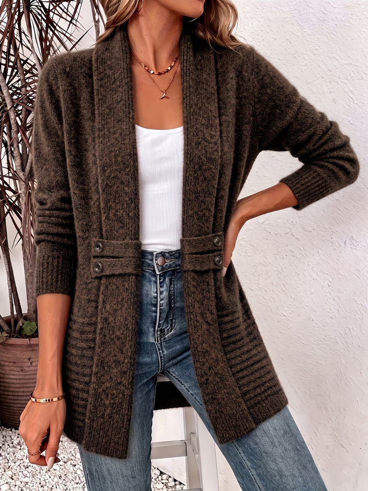 ISOLINA™ | TEXTURED KNIT CARDIGAN