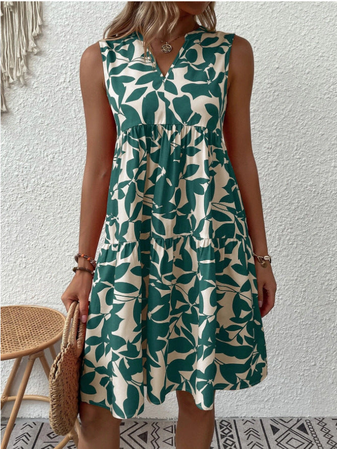 DAPHNE | FLORAL LAYERED MINI DRESS