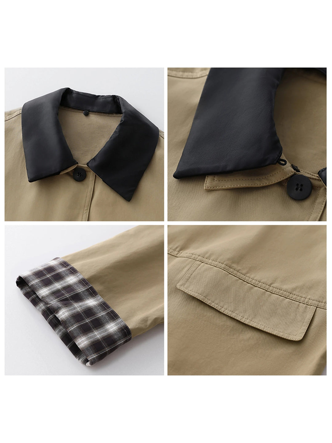KALLISTO™ | CONTRAST TRIM BUTTON-UP JACKET
