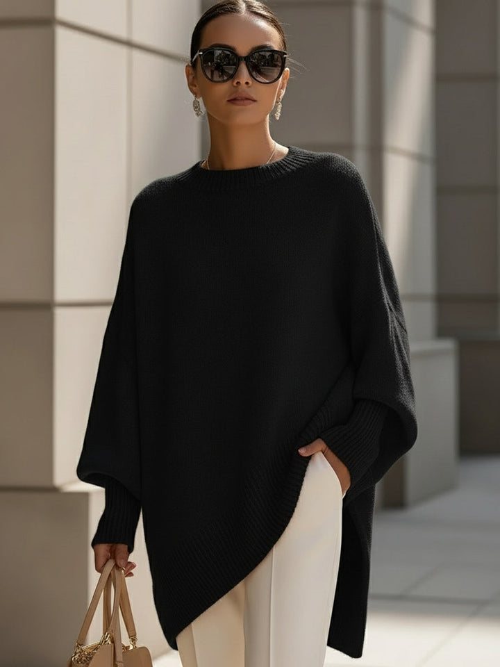 JENNY™ OVERSIZED DRAPED SWEATER
