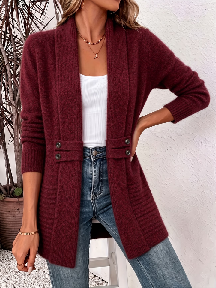 ISOLINA™ | TEXTURED KNIT CARDIGAN
