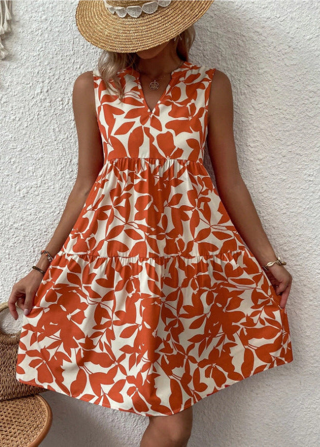 DAPHNE | FLORAL LAYERED MINI DRESS