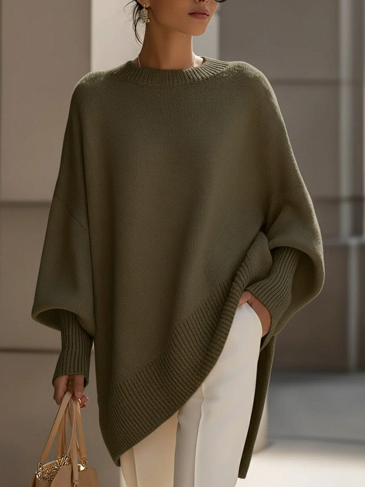 JENNY™ OVERSIZED DRAPED SWEATER