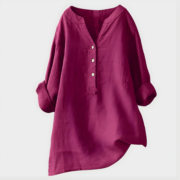 LAYLA™ | ELEGANT V-NECK BLOUSE