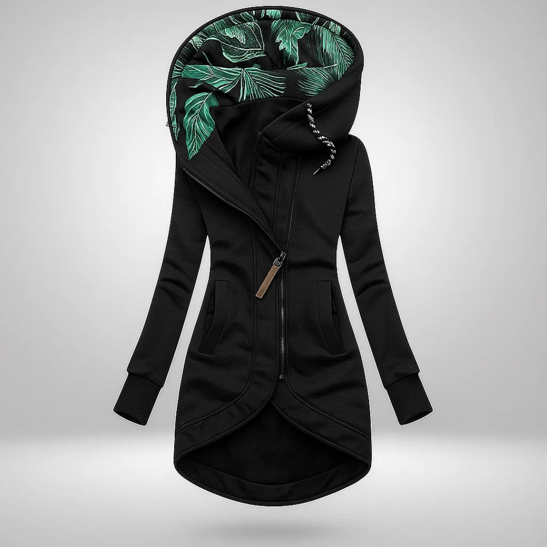 GWENDOLYN™ | LONG HOODED QUILTED COAT