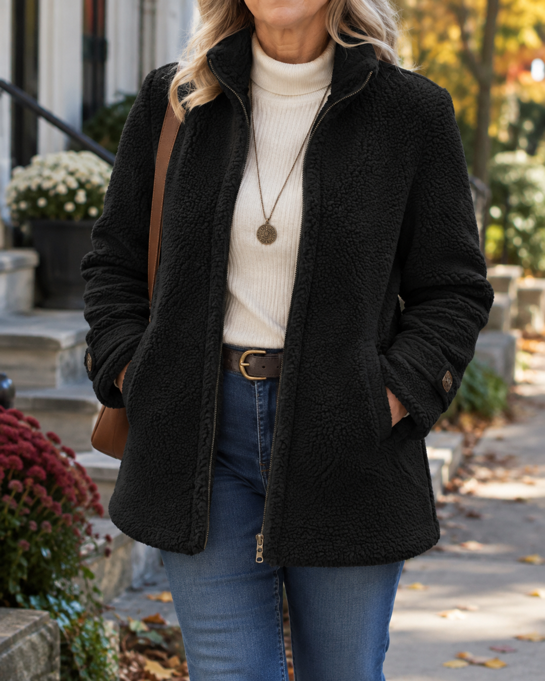 ELIORA™ | COZY STAND COLLAR JACKET