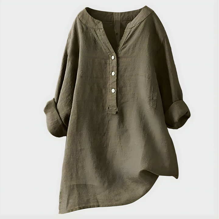LAYLA™ | ELEGANT V-NECK BLOUSE