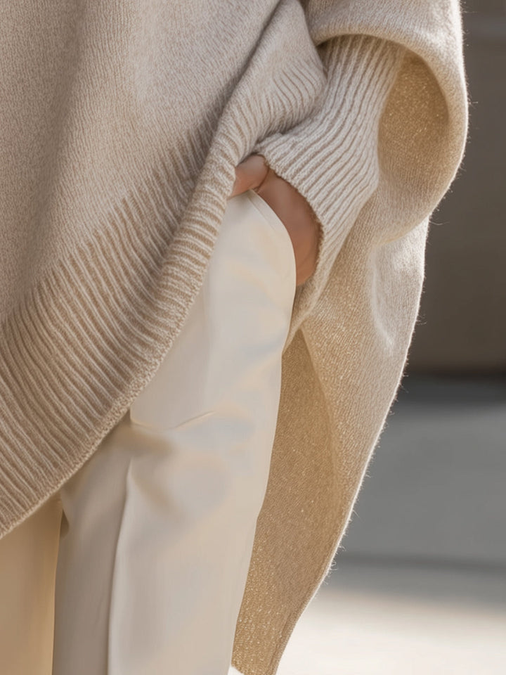 JENNY™ OVERSIZED DRAPED SWEATER