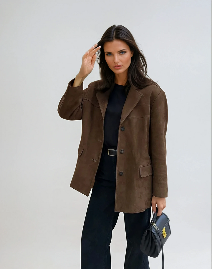 AURELIA™ | ELEGANT SUEDE BLAZER