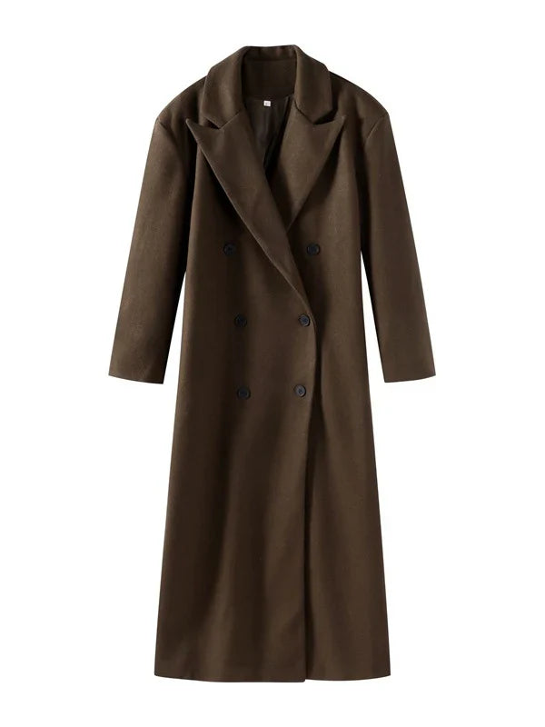 OVERSIZED WOOL-BLEND COAT
