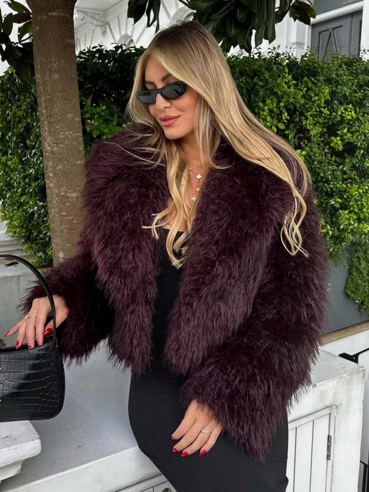 JULIA™ | FUZZY FAUX FUR JACKET
