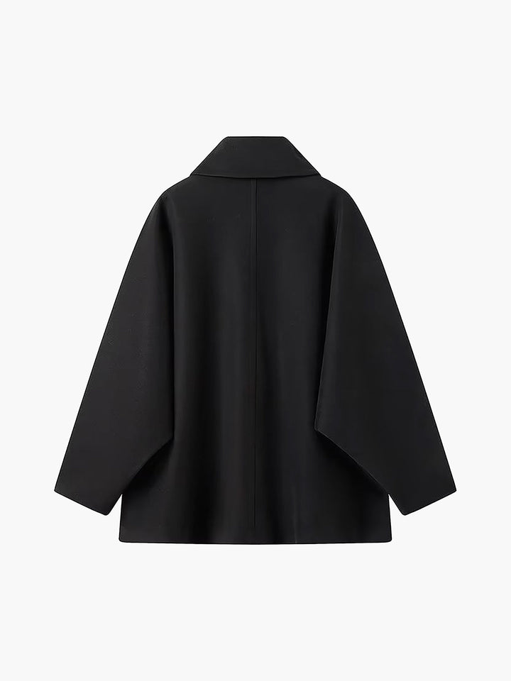 ELEGANT OVERSIZED BUTTON WINTER COAT
