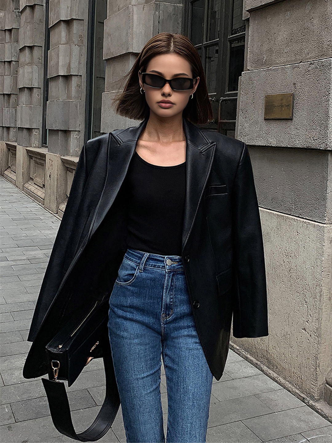KYRANIA™ | ELEGANT LEATHER BLAZER