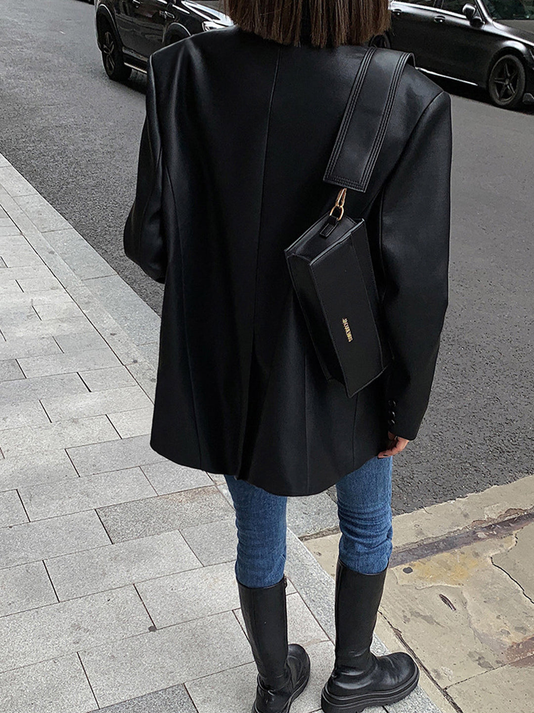 KYRANIA™ | ELEGANT LEATHER BLAZER
