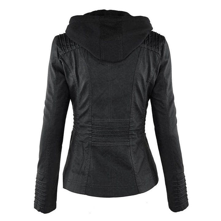 HARLOW™ | HOODED MOTO JACKET