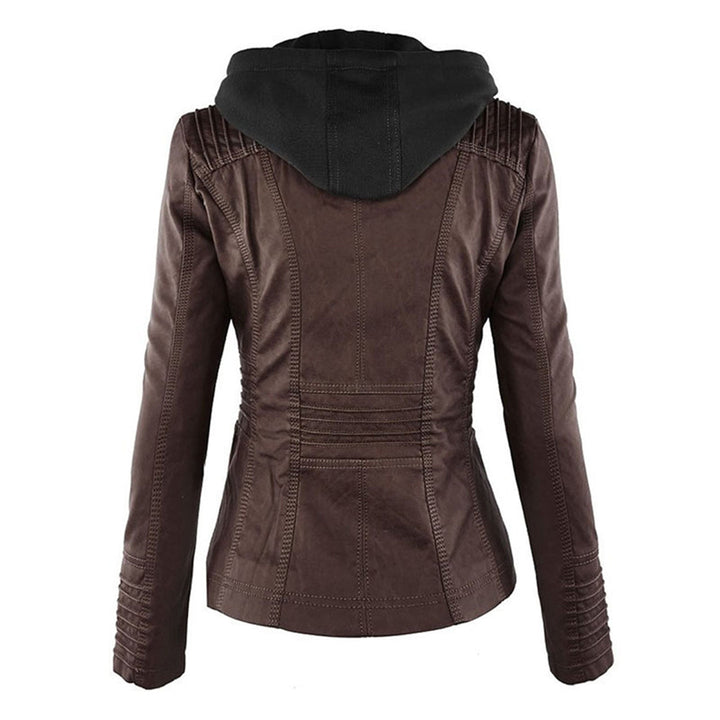 HARLOW™ | HOODED MOTO JACKET