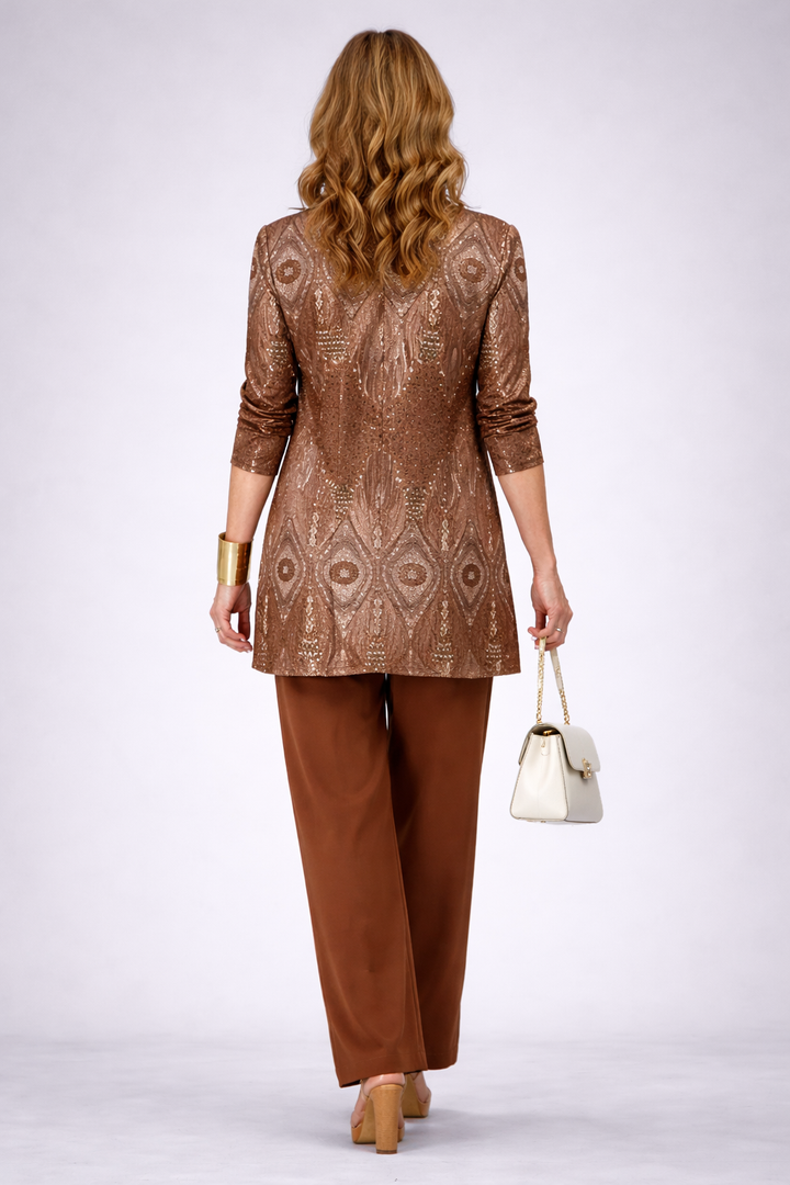 VIVIEN | Elegant 3-Piece Set with Longline Cardigan