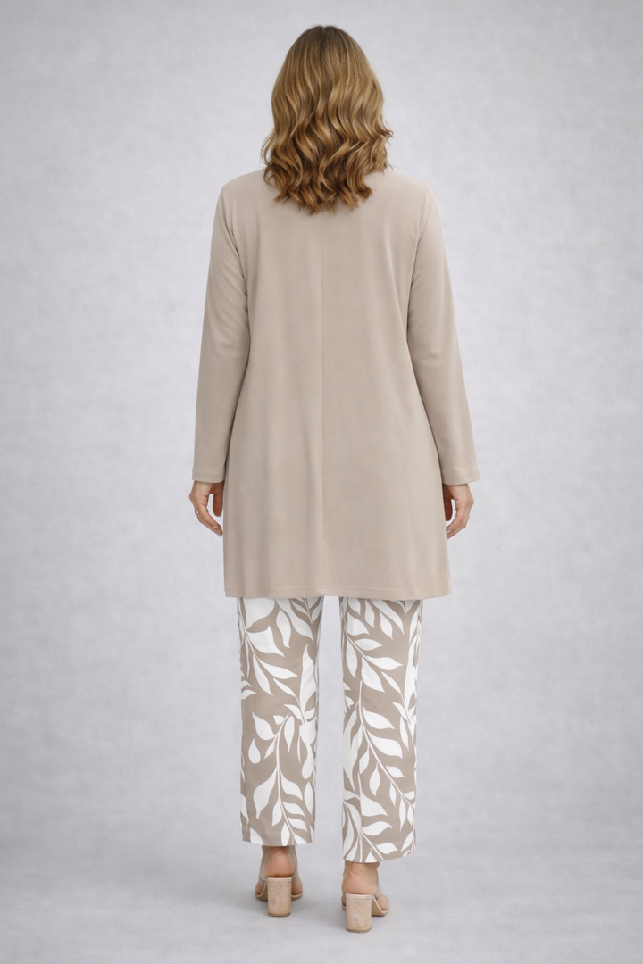 MIRELLE | Elegant 3-Piece Set with Longline Cardigan