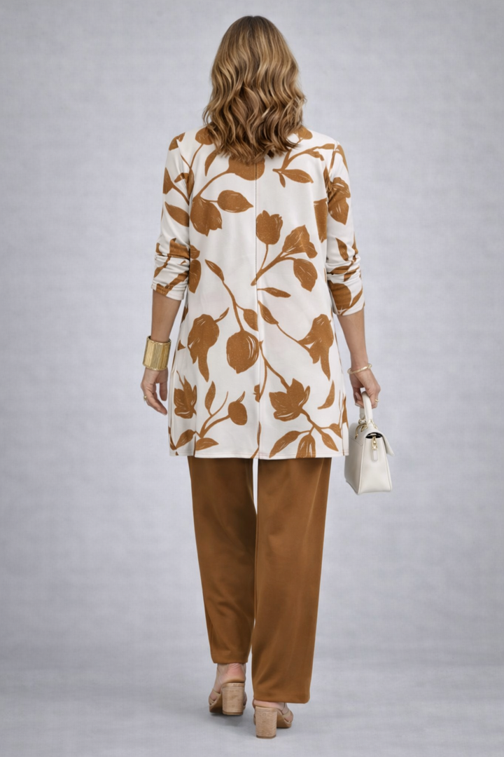 SERAPHINE | Elegant 3-Piece Set with Longline Cardigan