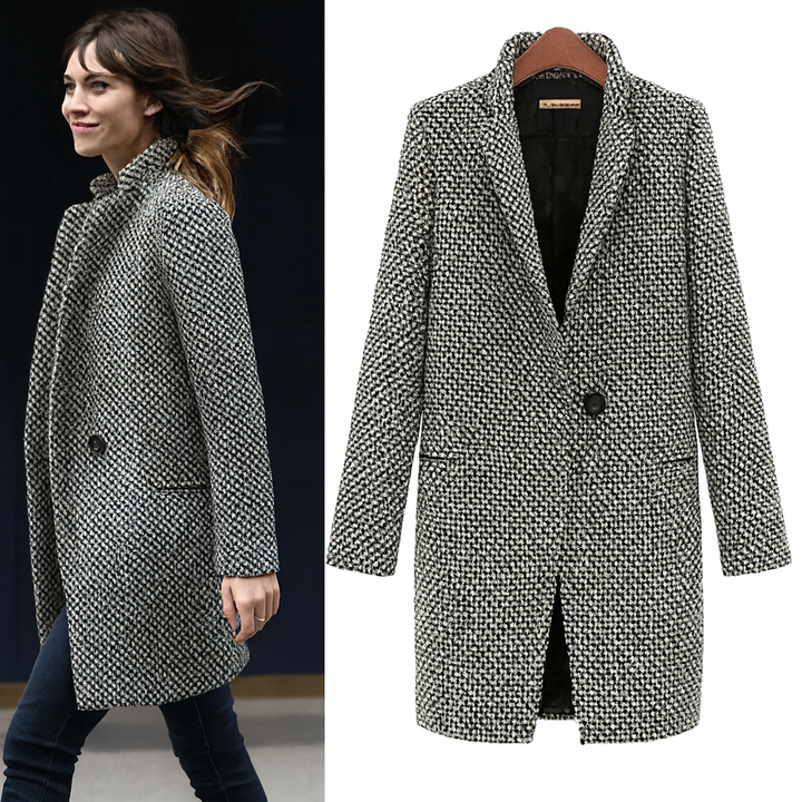 ELEGANT FEMININE WINTER COAT