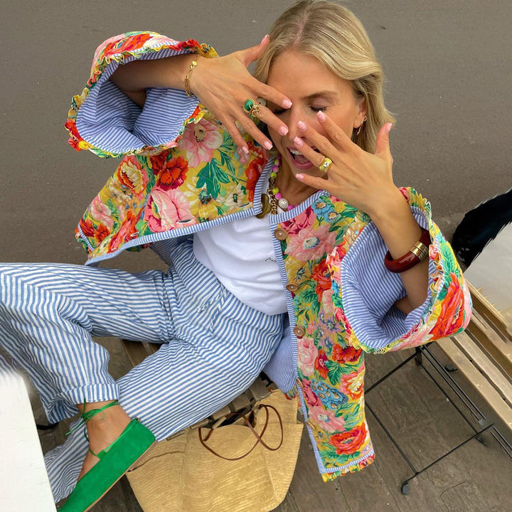 EIRINI™ | ELEGANT FLORAL JACKET