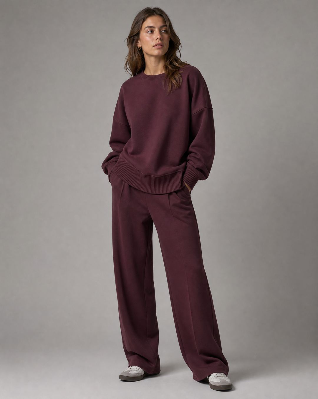 Comfy 2-Piece Soft Knit Co-Ord Set with Long Sleeves