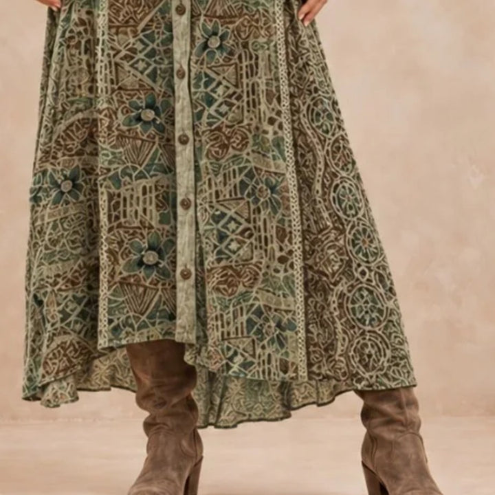 MARIBEL™ | BOTANICAL PRINT MAXI DRESS