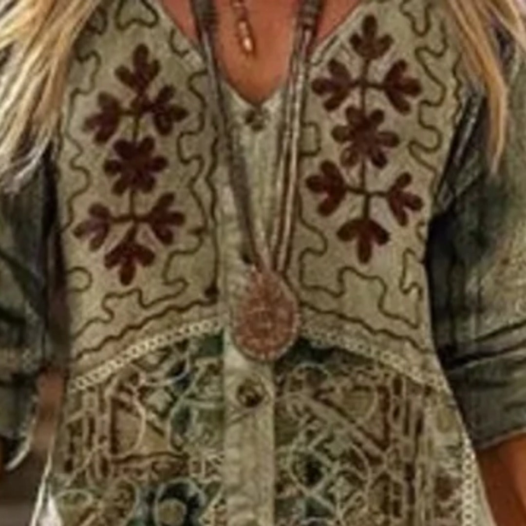 MARIBEL™ | BOTANICAL PRINT MAXI DRESS