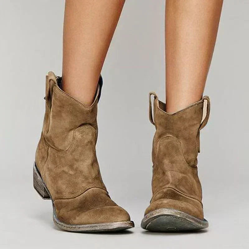 LOREVIA™ | ORTHOPAEDIC SUEDE ANKLE BOOTS