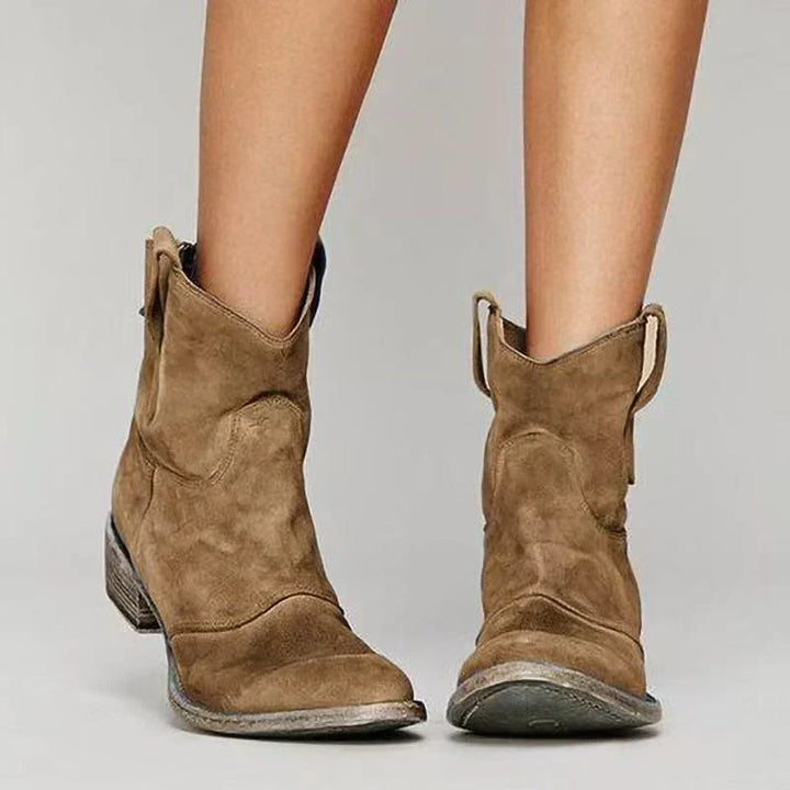 LOREVIA™ | ORTHOPAEDIC SUEDE ANKLE BOOTS
