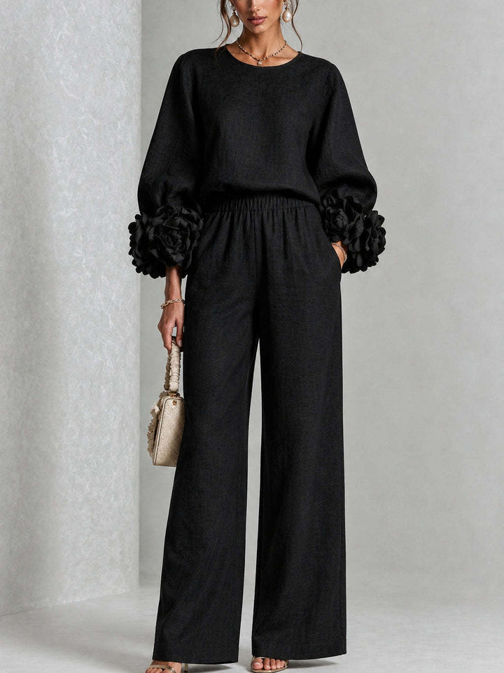 THALIA | FLORAL CUFF TWO-PIECE SET