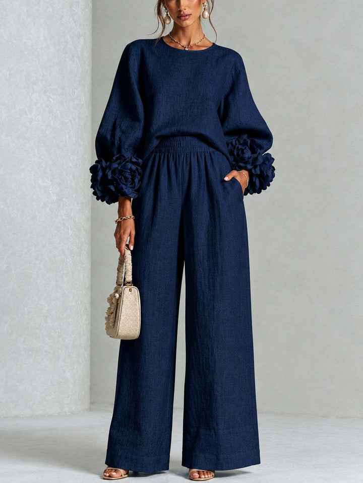 THALIA | FLORAL CUFF TWO-PIECE SET