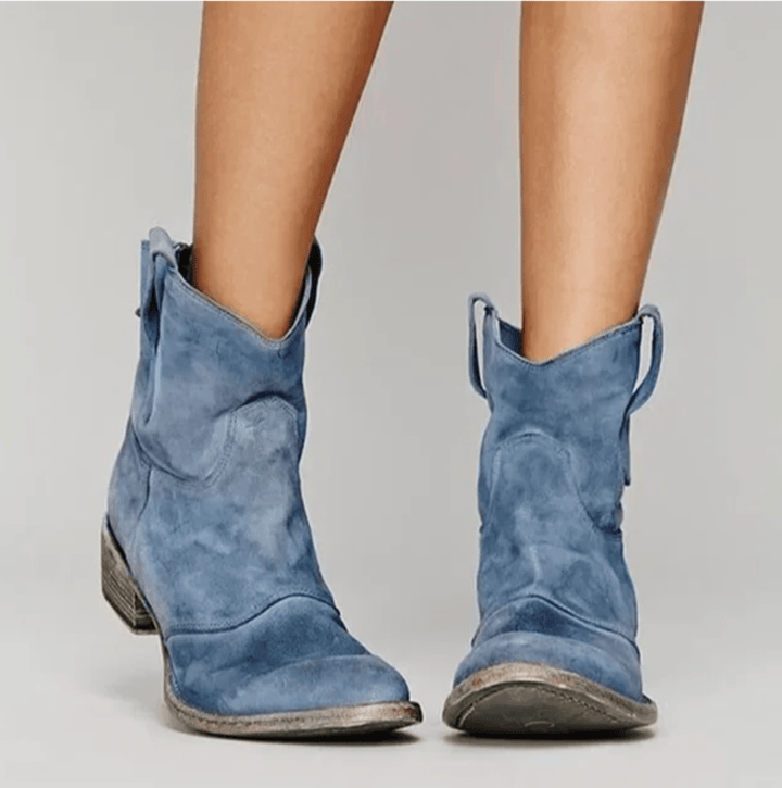 LOREVIA™ | ORTHOPAEDIC SUEDE ANKLE BOOTS