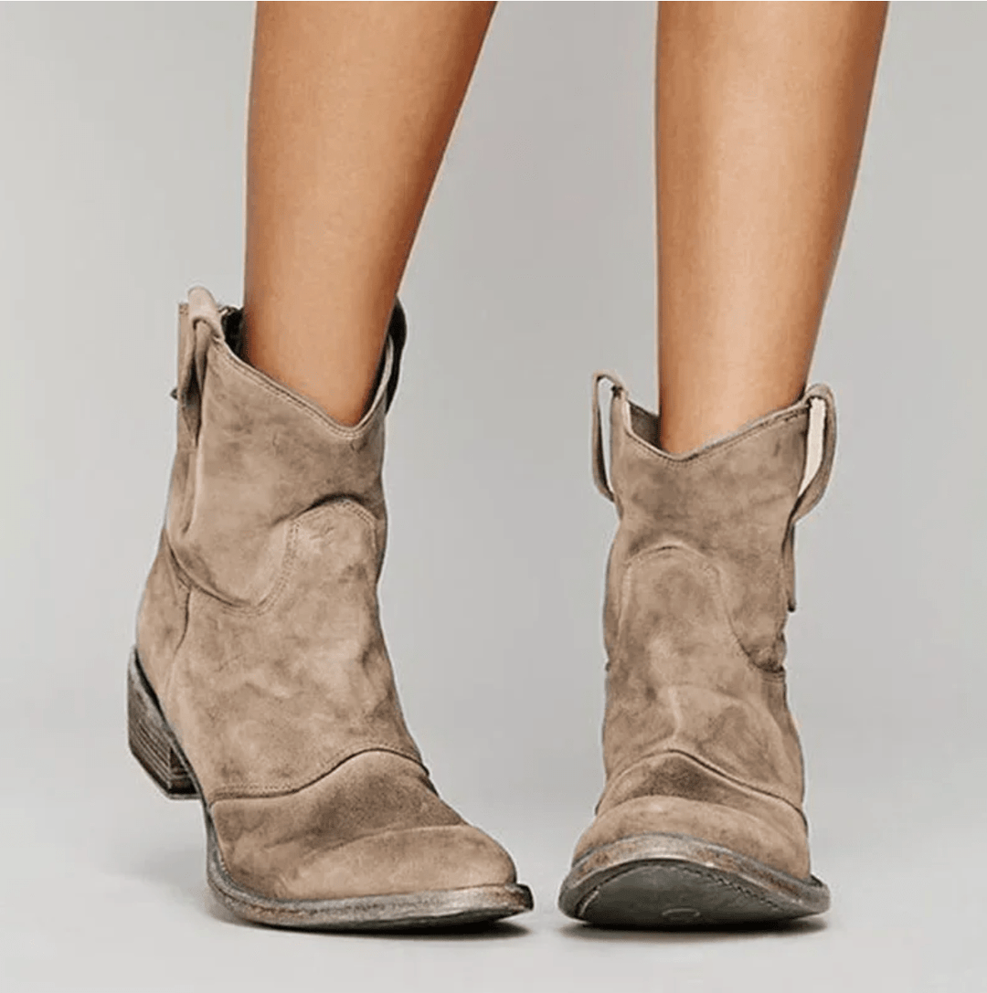 LOREVIA™ | ORTHOPAEDIC SUEDE ANKLE BOOTS