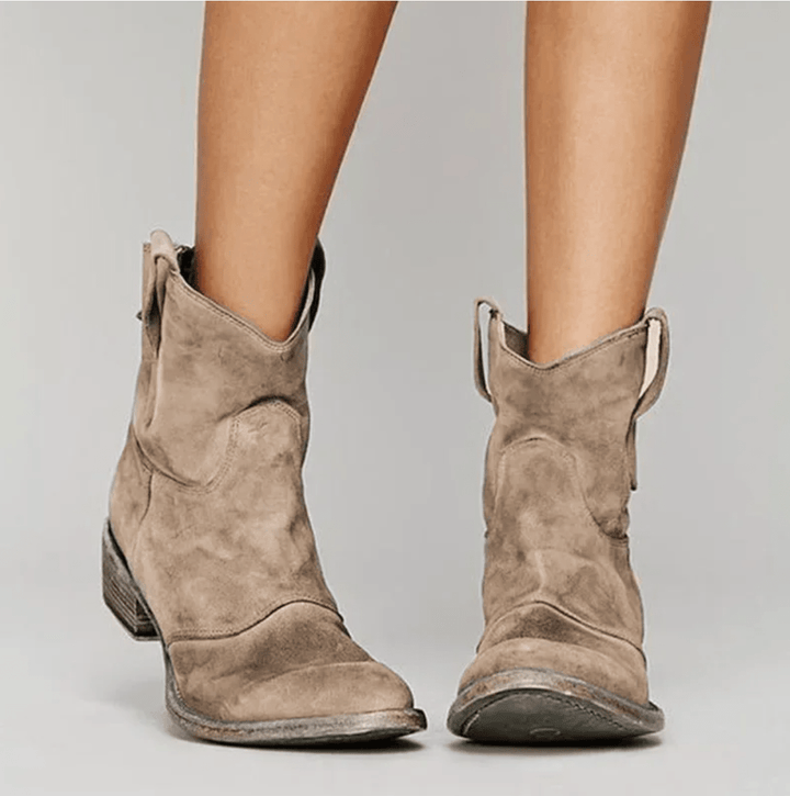 LOREVIA™ | ORTHOPAEDIC SUEDE ANKLE BOOTS
