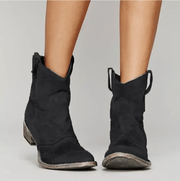 LOREVIA™ | ORTHOPAEDIC SUEDE ANKLE BOOTS