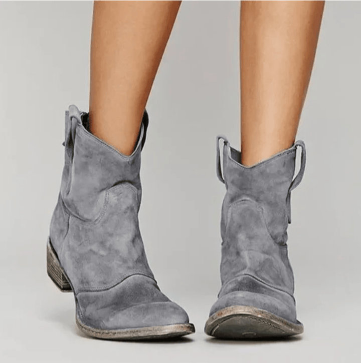 LOREVIA™ | ORTHOPAEDIC SUEDE ANKLE BOOTS