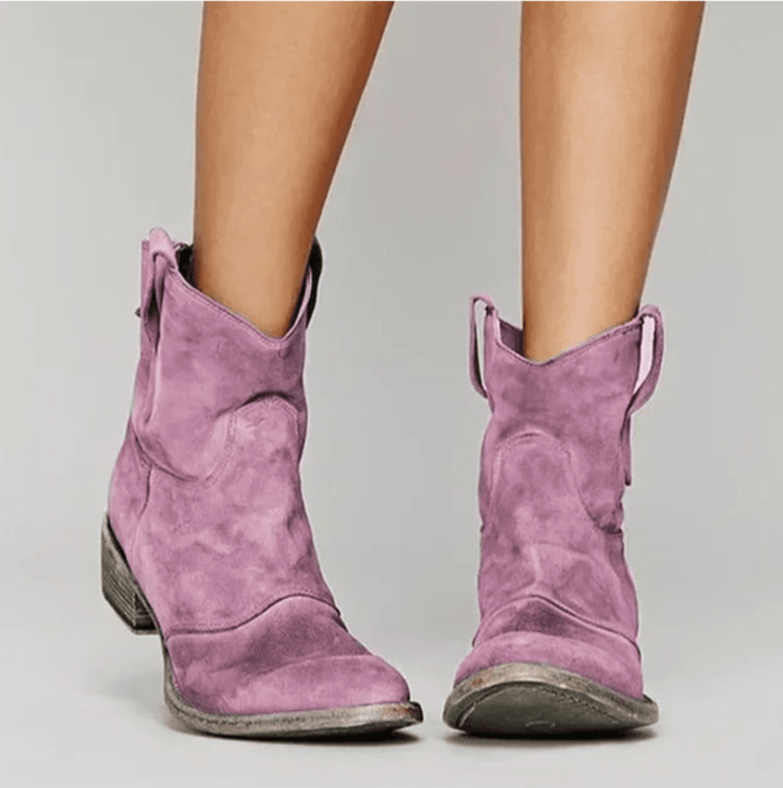 LOREVIA™ | ORTHOPAEDIC SUEDE ANKLE BOOTS